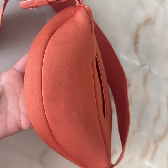 DAGNE DOVER Ace Neoprene Belt Bag Coyote Dark Orange - Picture 16 of 17